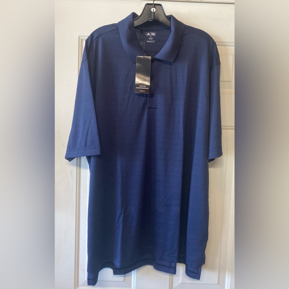 Mens Adidas Golf Dark Blue Polo Size 2XL NWT